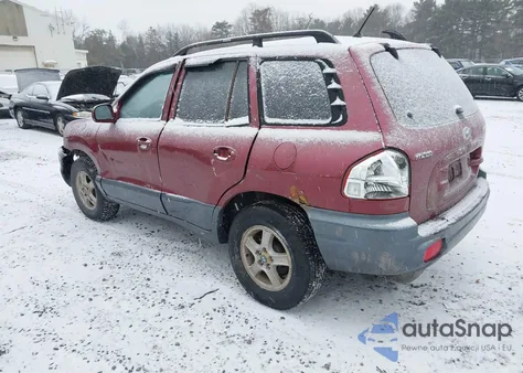 2004 Hyundai Santa Fe from USA, damaged, VIN KM8SB12BX4U812469